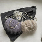 Faux Fur Crossbody Women's Small Kiss Lock Clutch Pearl Strap Tassel Purses 57_982eb990-f8b2-47a0-93c7-d6ca13c69fac STYLEINGER