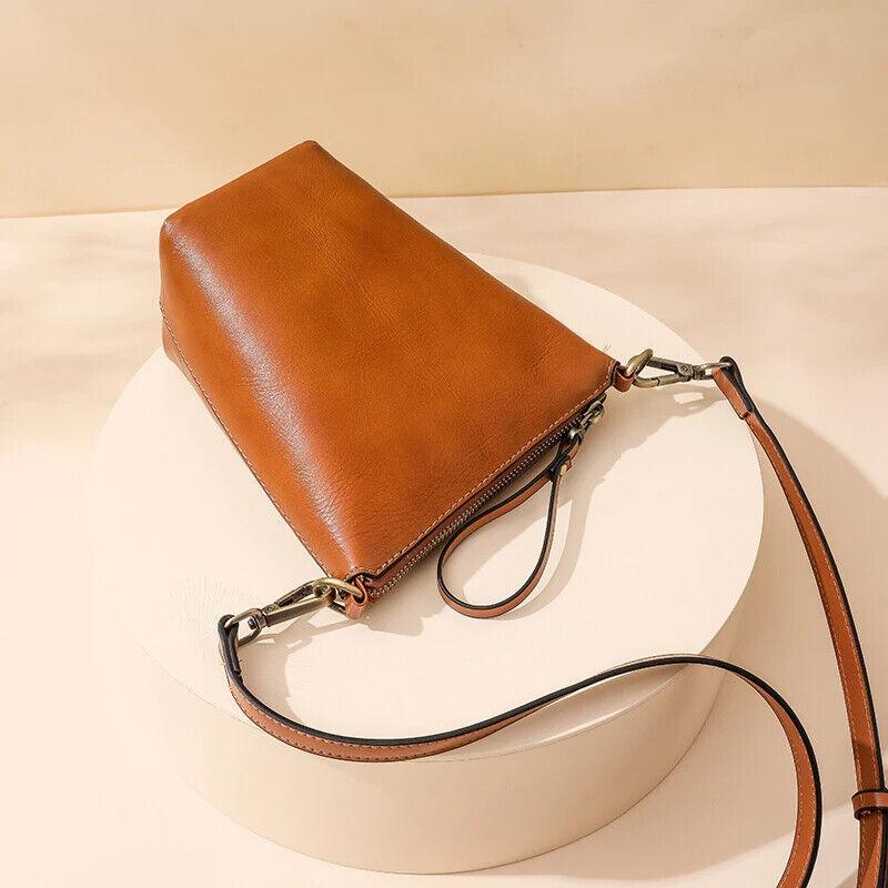 Genuine Leather Women‘s Handbags Mini Bucket Bags Zipper Solid Crossbody Purses 57_9acd1ada-8bb3-4a14-b082-50875b7dd405 STYLEINGER