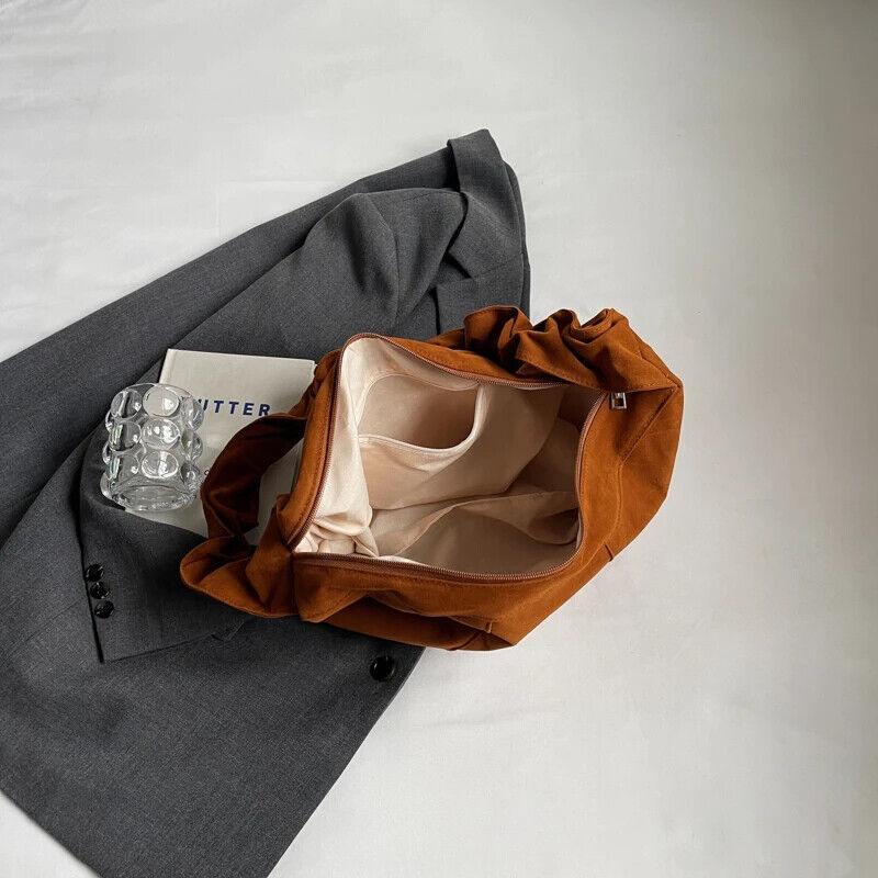 Hobo Bags Nubuck Velvet Leather Women's Large Ruffle Shoulder Strap Zip Handbags 57_9ebbe24d-123e-4b75-a3b9-42103d821082 STYLEINGER