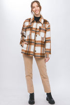 Love Tree Shacket Women Plaid Button Up Long Sleeve Pocketed Jacket Outwear 57_a1c2c3a3-8cbc-4cfe-a04f-e9af85d6ca47 STYLEINGER