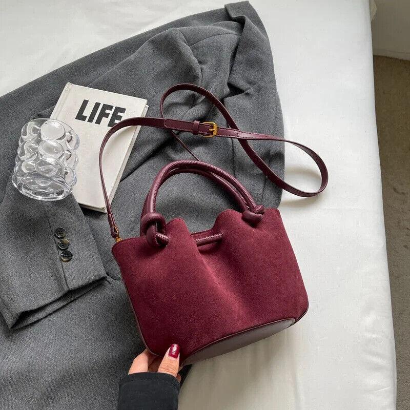 Small Buckets Bags Drawstring 2 in 1 Zip Women Purses Leather Crossbody Handbags Burgundy 57_a40603b4-ce9d-486c-a637-3b2da6f86031 STYLEINGER