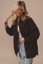 BiBi Jacket 100% Cotton Women Button Up Washed USA Stock with Pockets 57_a4661b80-29bc-4f43-b8a0-461d759c429e STYLEINGER