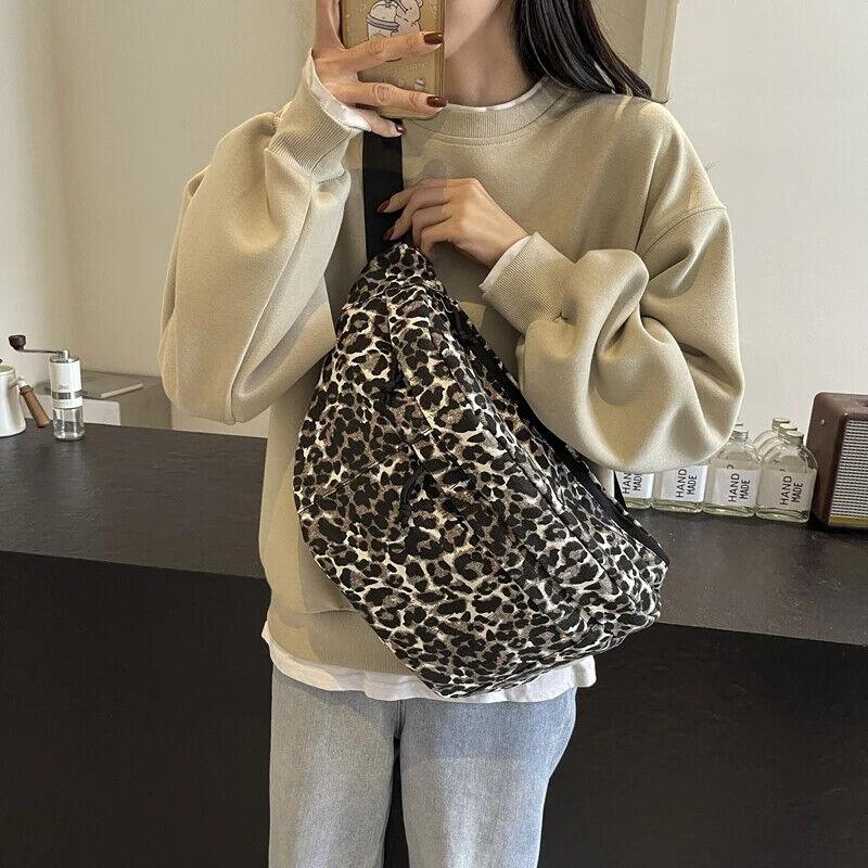 Chest Crossbody Leopard Bags Extra Large Soft Fabric Women's Zipper Crescent Bag 57_a69c8274-4a26-4d8f-91a4-bb308f98d6af STYLEINGER