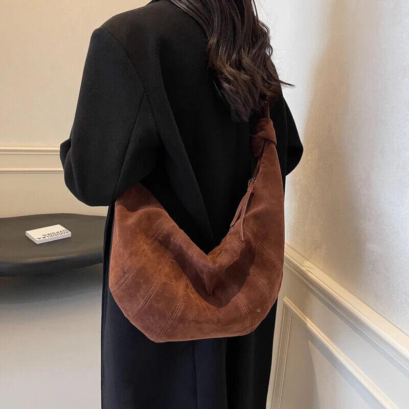 Hobo Bags Soft Leather Splicing Crescent Zipper Women's Small Large Handbags 57_a6d37d4f-efd0-4ac2-be24-c093f4d241d3 STYLEINGER