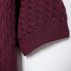 Single Breasted Knitted Sweater V-Neck Short Sleeve Blue Jewel Buttons 57_a845d6f2-6329-4f76-be04-6c1a64c9c429 STYLEINGER