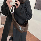 Large Hobo Bags Glazed Soft Leather Crescent Zipper Small Zip Women's Purses 57_a98adae9-c058-44ad-bd56-75a5701e4258 STYLEINGER