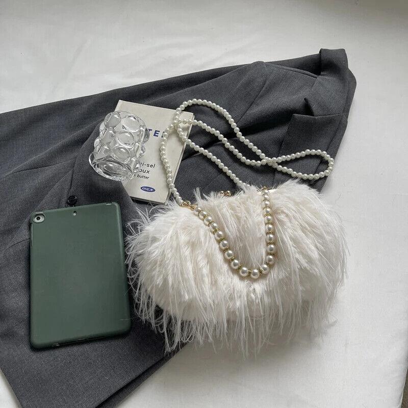 Faux Fur Crossbody Women's Small Kiss Lock Clutch Pearl Strap Tassel Purses 57_b2fc870d-f4e5-4d0a-9a73-93c6be4901d3 STYLEINGER