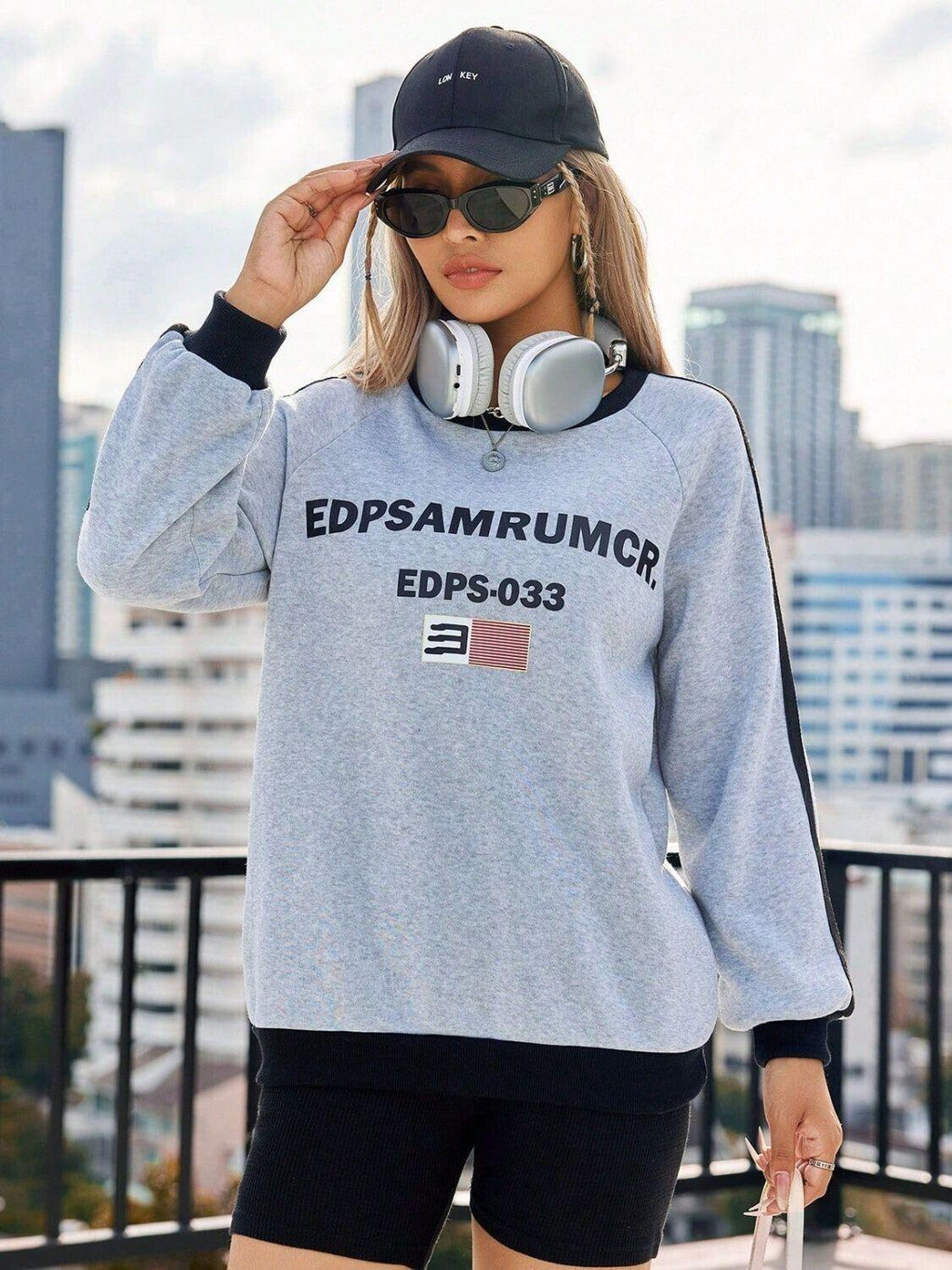 Women Sweatshirt Cotton Gray Casual Letter Print Round Neck Long Sleeve Hoodie 57_b69b2a34-0c9e-4b99-86f8-878c67b6c8cb STYLEINGER