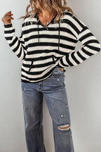 Women's Striped Cotton Blend Knit Sweater Long Sleeve Hooded Knitwear 57_b7a141f7-3095-4a5b-bc83-ed1c6ebb9cd2 STYLEINGER