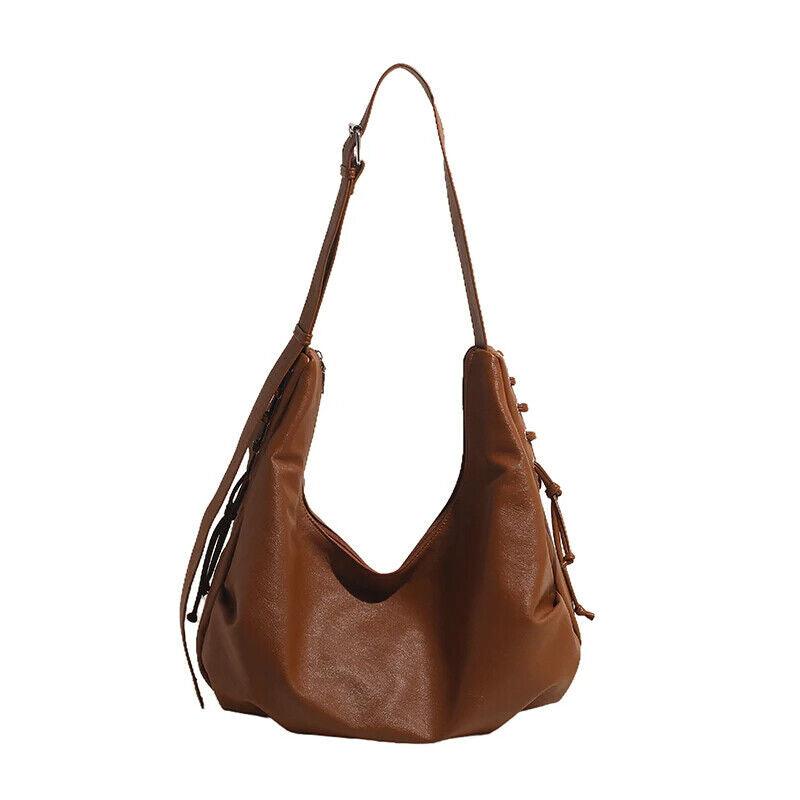 Shoulder Hobo Bags Leather Women's Large Zipper Soft Crisscross Style Handbags Brown 57_bdb5b799-cffd-4f20-862b-e783814ca8a6 STYLEINGER