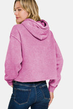 Zenana Mauve Cropped Hoodie Women Hooded Acid Wash Fleece Sweatshirt 57_bf73acbf-da71-4a22-88b9-3efdaf06668c Trendsi