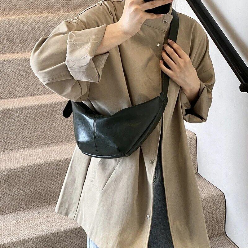 Large Leather Crescent Bags Women Zipper Adjustable Strap Purses 57_c172a3f2-b057-429e-9d77-21fc8e2bddb2 STYLEINGER