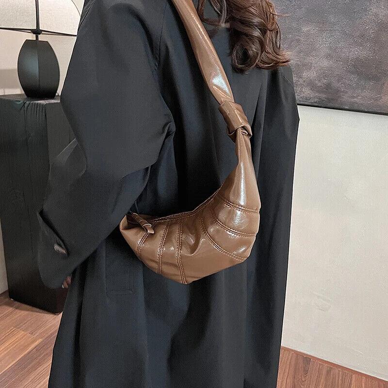 Large Hobo Bags Glazed Soft Leather Crescent Zipper Small Zip Women's Purses 57_c406919a-34c3-4ad4-91e2-522d1d8b9248 STYLEINGER