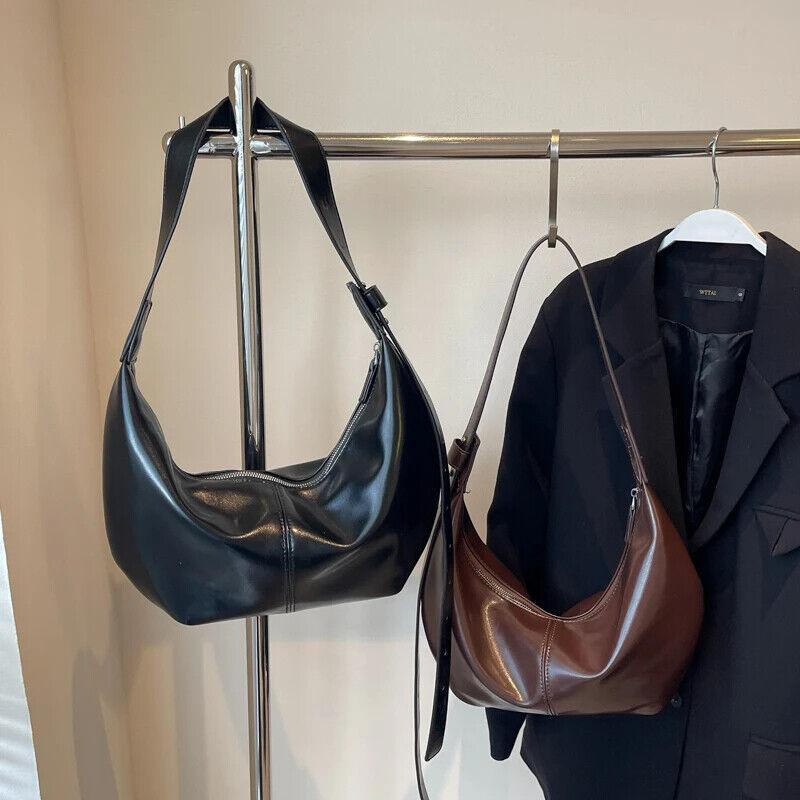 Shoulder Hobo Bags Leather Women's Large Zipper Soft Adjustable Strap Purses 57_c52c2d10-a6e6-42de-8e8f-284de5b0f8e0 STYLEINGER