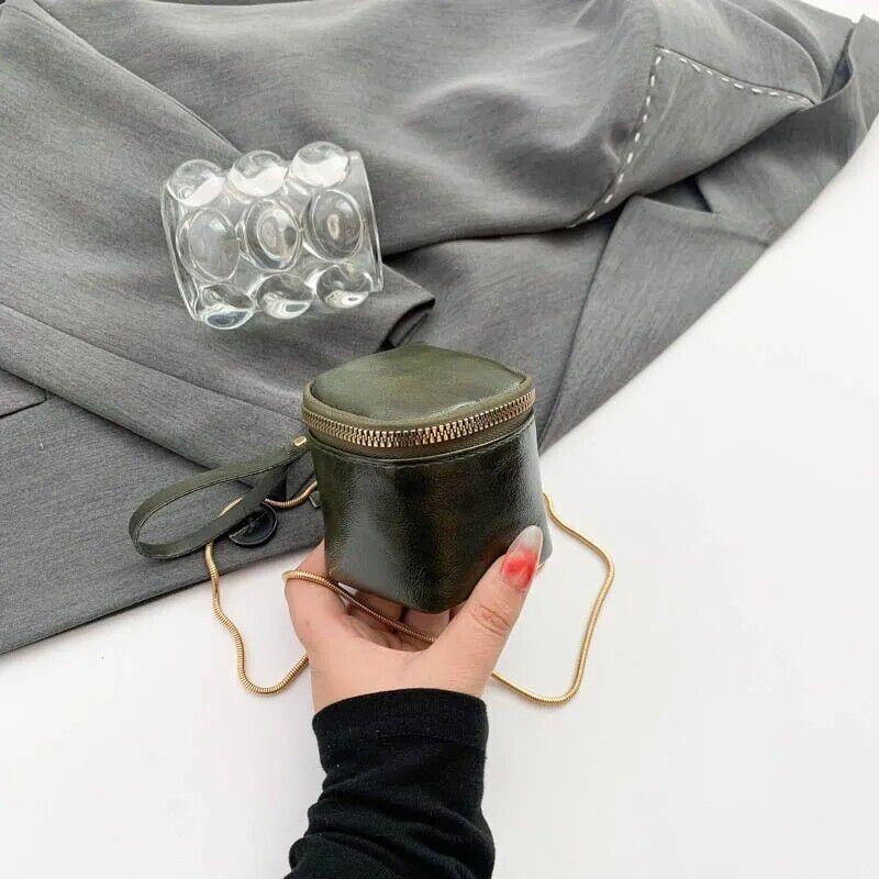 Mini Leather Box Bag Soft Leather Women's Wrist Chain Crossbody Strap Coin Purse Green 57_c5cddecb-89c0-4c63-b4b0-2a9dfe2cc75e STYLEINGER