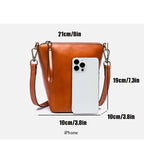 Genuine Leather Women‘s Handbags Mini Bucket Bags Zipper Solid Crossbody Purses 57_cba4f79c-df0b-43f1-a4b0-6e347d3b4292 STYLEINGER