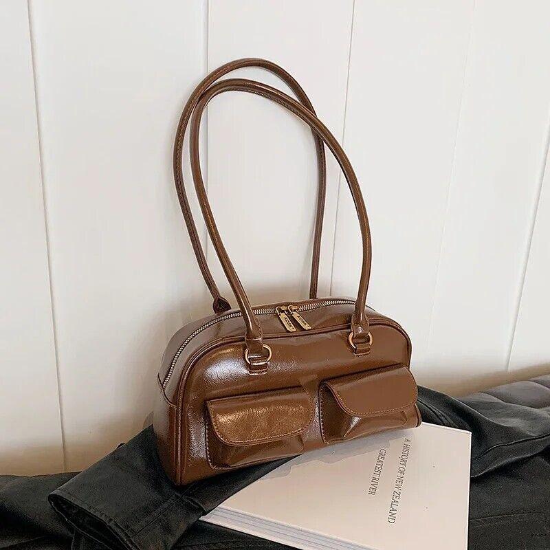 Medium Shoulder Bag Rope Ball Tassel Accessories Women Zipper Outer Flap Pockets Brown 57_cc47fbc1-4fc2-434b-8308-482640d1e3bb STYLEINGER