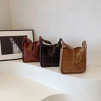 Shoulder Bucket Bags Leather Women's Large 2 in 1 Snap Plaid Stitch Handbags 57_cd8c9d68-86bf-4cf0-b4f9-e02d571e28f4 STYLEINGER
