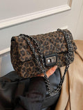 Leopard Quilted Plaid Shoulder Bag Chain Strap Flap Twist Turn Lock Women Purses Leopard Fabric 57_cedfec4d-beae-4fba-a886-743b3e0f9881 STYLEINGER