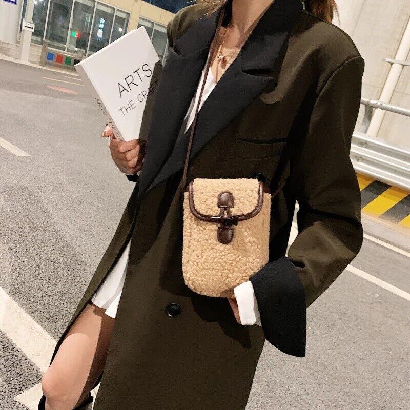Mini Soft Lamb Down Fabric Plush Women's Toggle Flap Crossbody Phone Purses 57_d0aa6678-f827-45f4-82a1-a5861c2056fc STYLEINGER