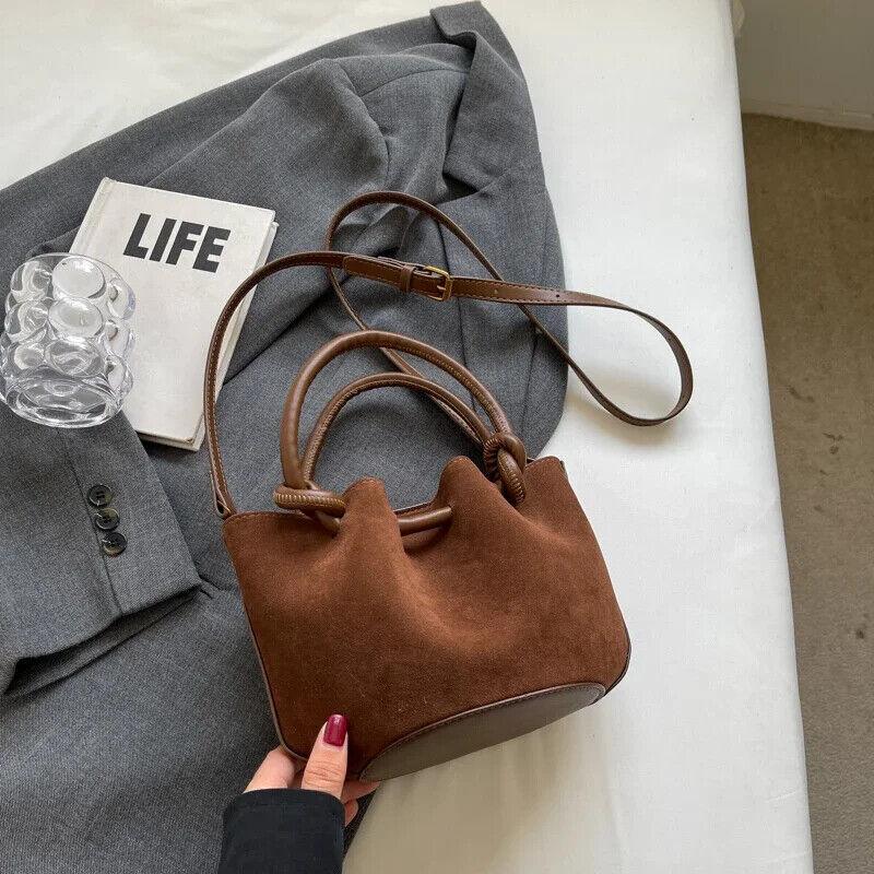 Small Buckets Bags Drawstring 2 in 1 Zip Women Purses Leather Crossbody Handbags Brown 57_d40dbe1c-5e9c-4d68-9d00-4d85ba1d2991 STYLEINGER