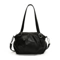 Small Buckets Bags Leather Pleated Belt Buckle Women Soft Zipper Handbags Black 57_d71536ad-e0cd-4ac6-af84-1a0ee6276ee7 STYLEINGER
