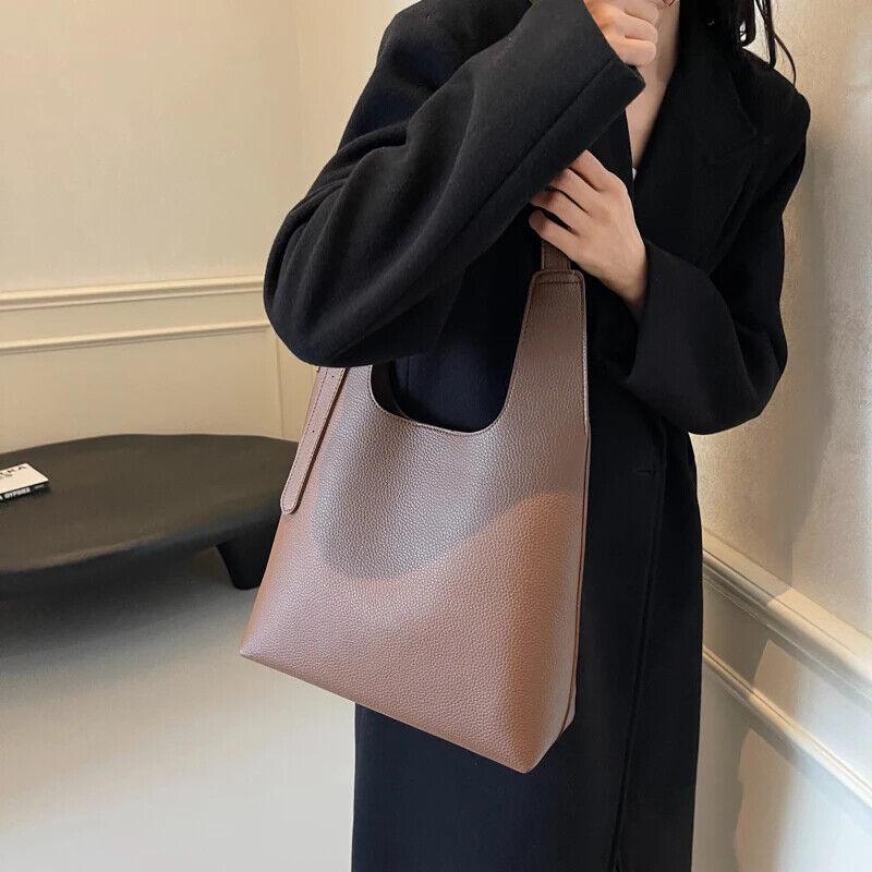 Leather Women Bucket Bags Large 2 in 1 Removable Purse Snap Handbags Purses 57_d9745243-2b5c-401e-ad11-96d38e6fa215 STYLEINGER