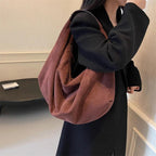 Nubuck Leather Hobo Bags Women's Zipper Folding Short Handle Handbags Purses 57_db1cb9fb-fb50-4b06-97d7-4a95d7ec4782 STYLEINGER