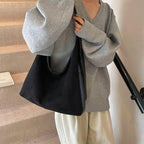 Large Faux Suede Soft Handbags Women's Adjustable Shoulder Strap Snap Handbags 57_e4570744-f912-49df-9208-1f389cec7109 STYLEINGER