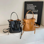 Mini Leather Bucket Bags Soft 2 in 1 Removable Pouch Drawstring Snap Crossbody 57_e778503a-72f9-4333-995e-7a0f0ae4f205 STYLEINGER