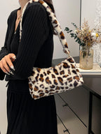 Leopard Faux Fur Fluff Shoulder Bag Half Chain Strap Zipper Women's Small Purses 57_eb386e32-ccc0-4dcd-a41d-b2e0df21aa1d STYLEINGER
