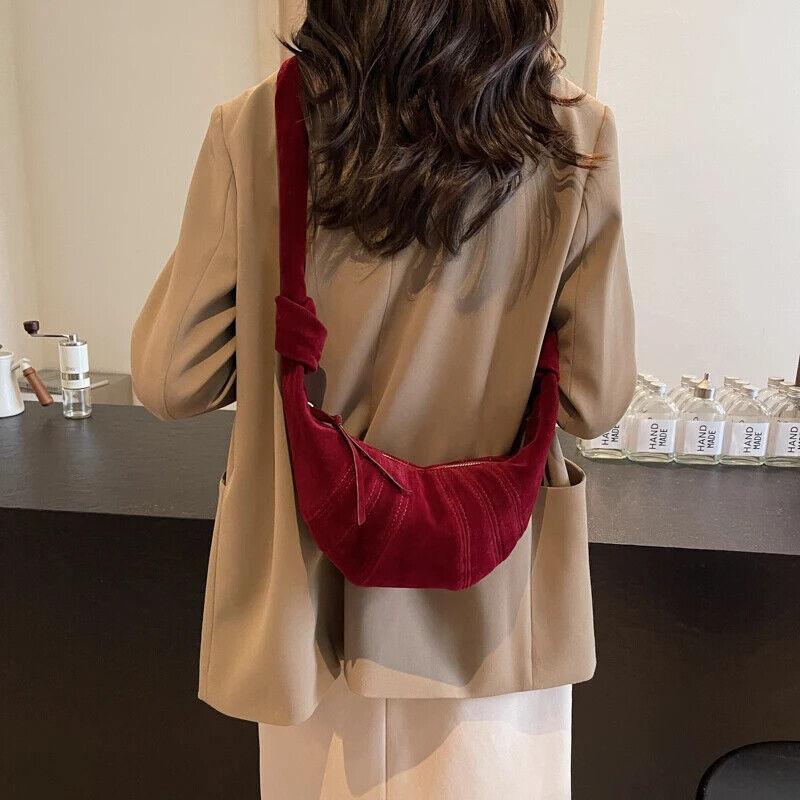 Hobo Bags Soft Leather Splicing Crescent Zipper Women's Small Large Handbags 57_ebb319de-3a58-40c2-88fa-4ceff25adf7d STYLEINGER