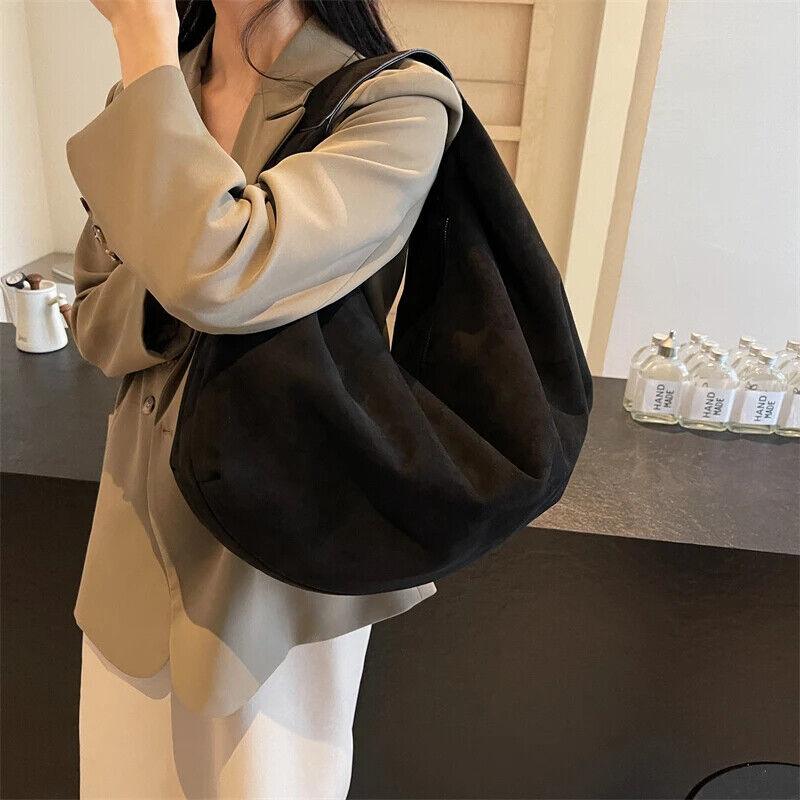 Nubuck Leather Hobo Bags Women's Zipper Folding Short Handle Handbags Purses 57_f73ee632-5520-4f7f-8007-4480b50ff7c9 STYLEINGER