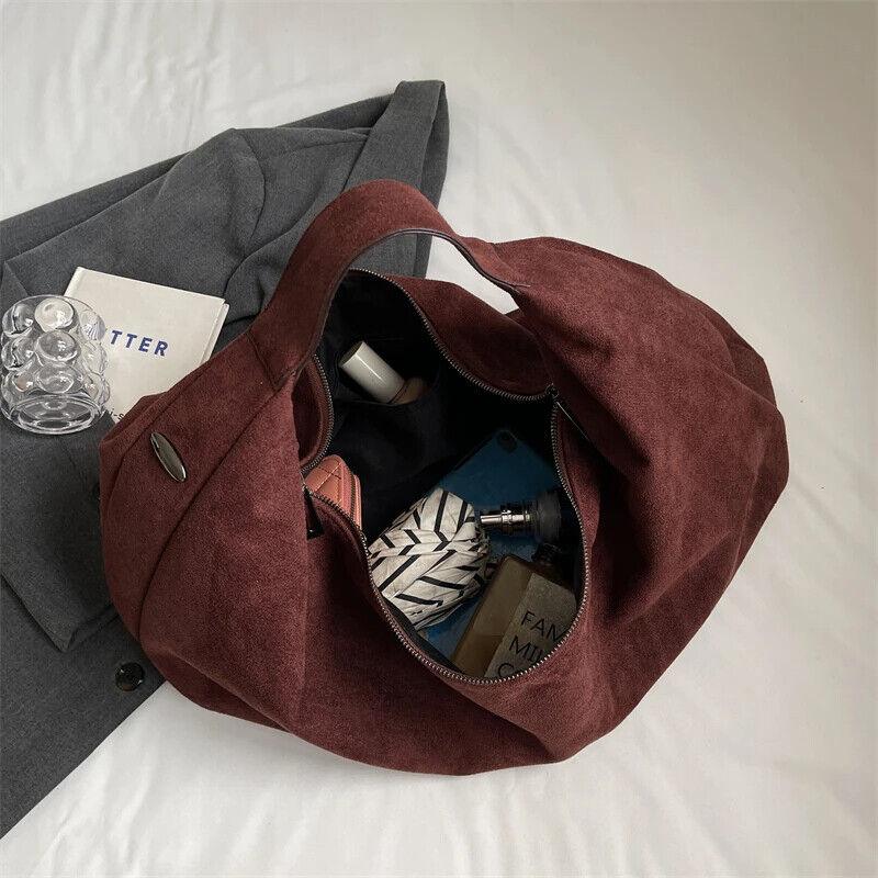 Nubuck Leather Hobo Bags Women's Zipper Folding Short Handle Handbags Purses 57_fa4a67ae-fbb1-488b-8b3d-77a456cebbd9 STYLEINGER