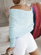 Cropped Knit Top Twist Off Shoulder Women's Long Sleeve Basic Style Knitwear 57_fe9375a7-e89a-4ce7-914f-fb220f2eb059 STYLEINGER