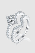 Murray 1 Carat Double Layered Women Ring Moissanite 925 Sterling Silver with Box Silver 58b1e6c8-257a-4ed8-b3ce-3a661ddca959-Max Trendsi