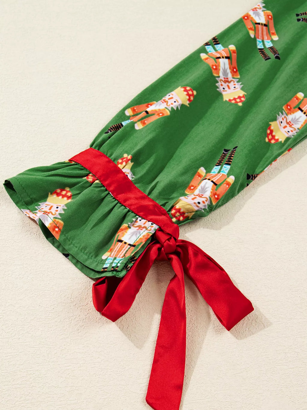 Womens Christmas Lounge Set Nutcracker Button Up Top and Shorts 591ea2e9-a549-4949-b9fd-21c06cec49fb-Max-Origin Trendsi