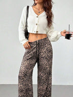 Women's Cropped Cardigan White Button-Up Knit Long Sleeve 59bd8bcb-fb97-4424-aec0-de21242d8360-Max-Origin Trendsi