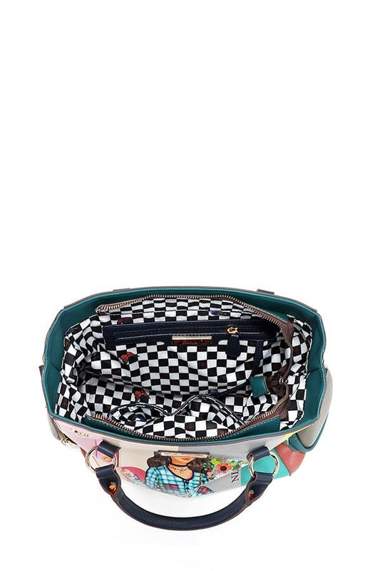 Nicole Lee USA Handbag Eco-Leather Medium with Side Pockets 59d29a5d-8a23-4793-a10b-3e5f4e861533-Max Trendsi