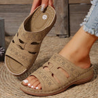 Women Wedge Slippers Premium Orthopedic Open Toe Slippers Anti-Slip Shoes