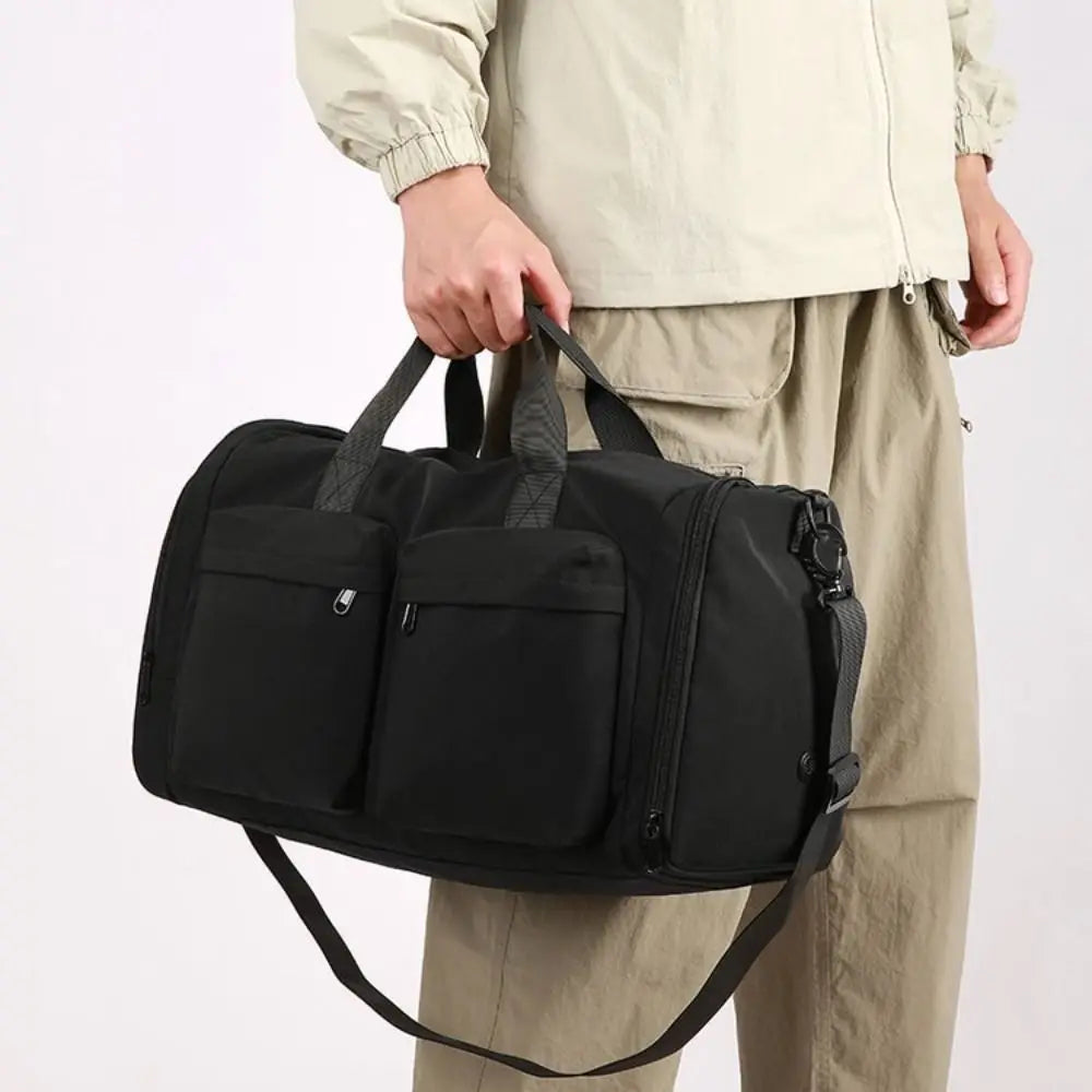 Travel Duffel Bag Nylon Multiple Pockets Large Waterproof Zipper Handbags
