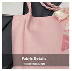 Women's Large Tote Handbag Braided Handle Large PU Leather Zipper Purses