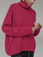 Turtleneck Women Sweater Basic Solid Oversized Long Sleeve Soft Knit Acrylic 5a1ab002-9ca8-4292-b009-ef416bdcaa7a-Max Trendsi