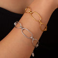 Big Chain Bracelet Titanium Steel 18K gold-plated Gold One Size 5a61f17c-c498-4cd9-9850-939ccd2255ea-Max Trendsi