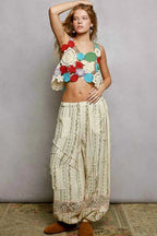 POL Floral Top Cropped Crochet Cami Ivory Green 5ace9913-d3a9-4c92-b140-7ce4c563cb0f-Max-Origin Trendsi