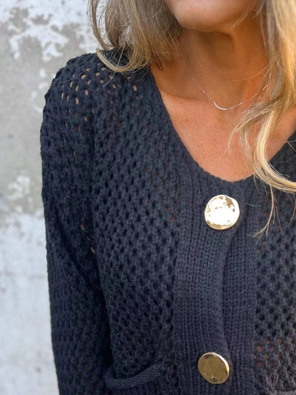 Women's Cardigan Crochet Knit Button Up Long Sleeve 5b1df58e-60b2-4864-a388-4eef5a401f0f-Max-Origin Trendsi