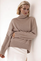 Basic Bae Turtleneck Sweater Viscose Long Sleeve Oversized Knitwear 5bb418dd-d134-4a5e-842f-109dec10761a-Max Trendsi