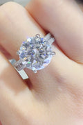 5 Carat Moissanite White Stone Silver Ring 925 Sterling Jewelry with Box Silver 5bdbac6a-1b00-49cf-b8ce-865c3266a8fc-Max Trendsi
