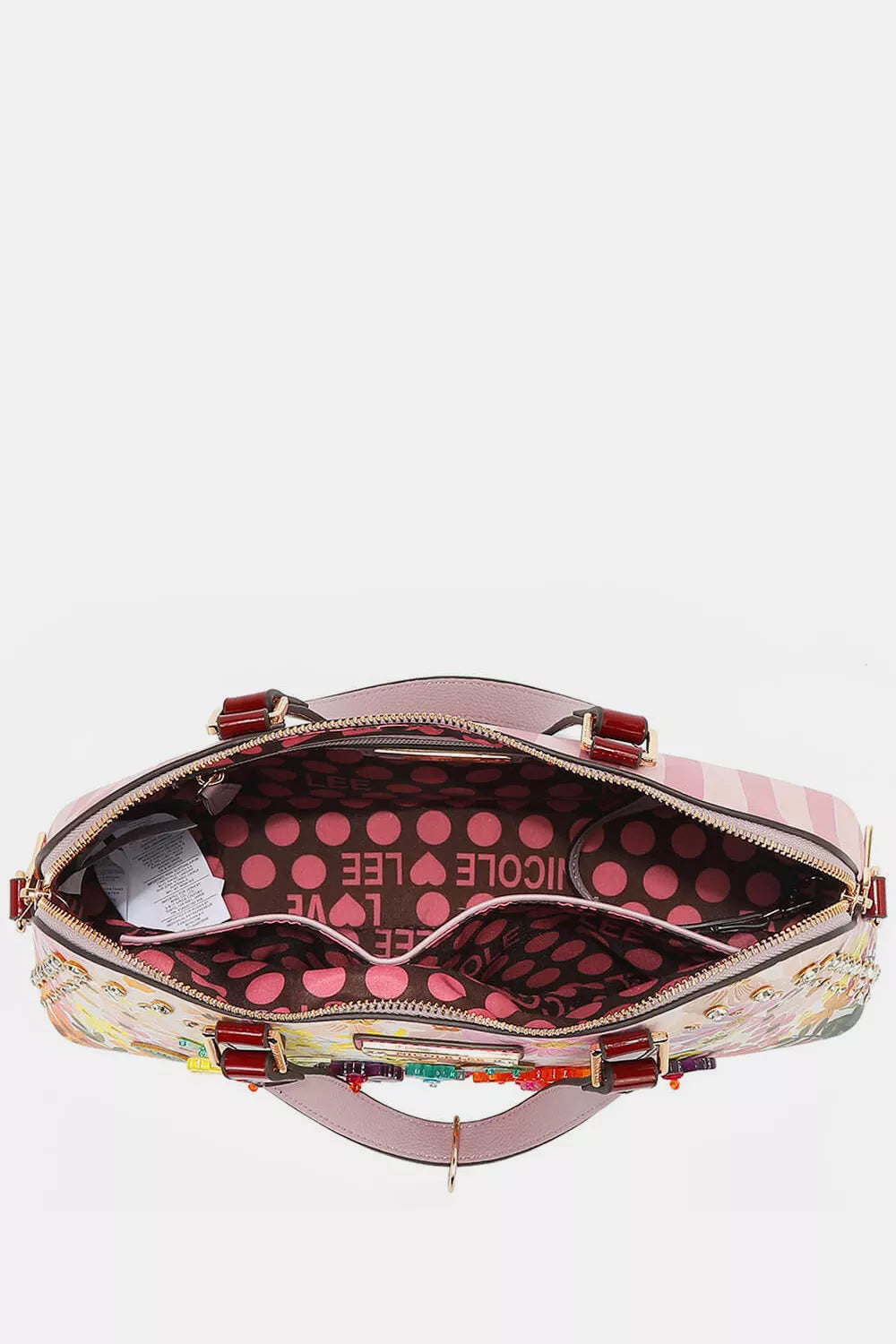 Nicole Lee USA Handbag Floral Dreams Blossom Nicole Lee Dome Bag 5c854a72-e84a-46a3-82d4-42759c096538-Max-Origin Trendsi