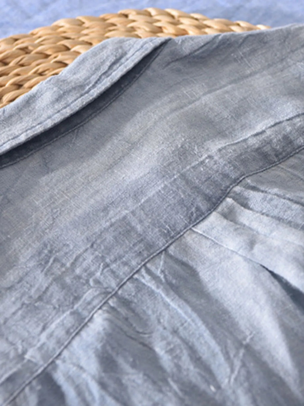 Men's Shirt Lightweight Flax Button Up Short Sleeve Top 5cba3a29-5316-42a3-b042-81d32b37af2b-Max-Origin Trendsi